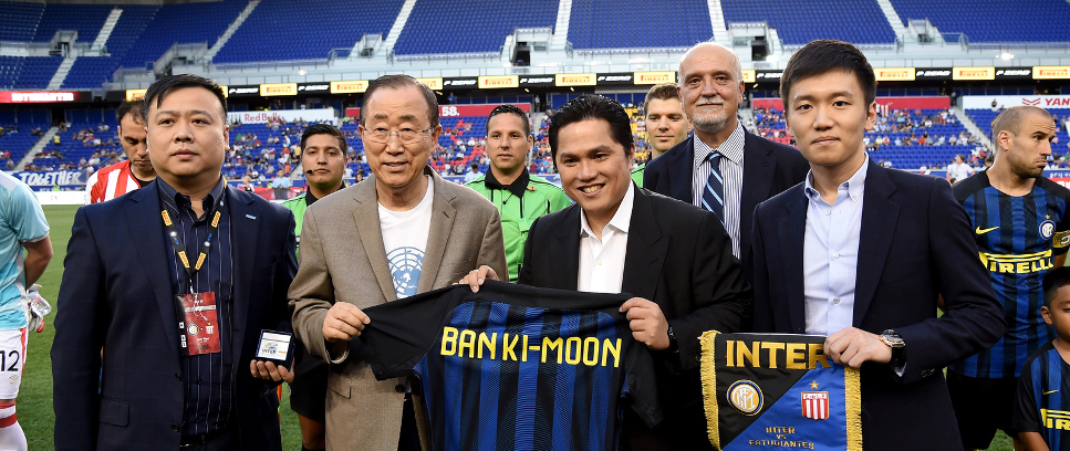 [BAN KI-MOON JOINS FORCES WITH INTER]
